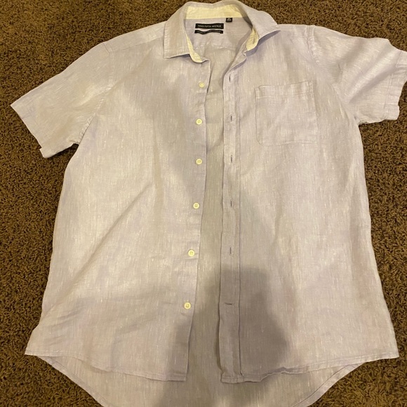 Saks fifth avenue shirt sleeve dress shirt - Picture 1 of 3